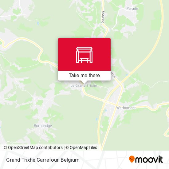 Grand Trixhe Carrefour map