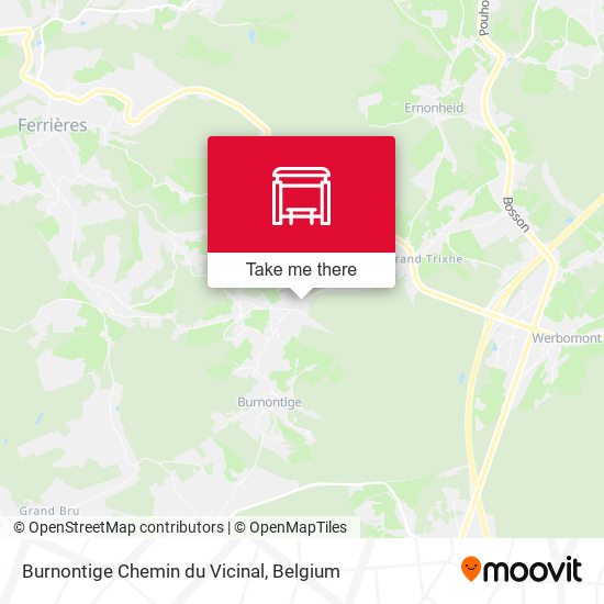 Burnontige Chemin du Vicinal map
