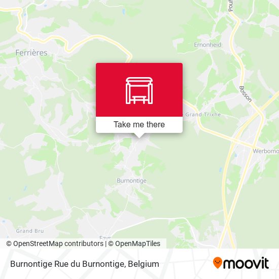 Burnontige Rue du Burnontige map