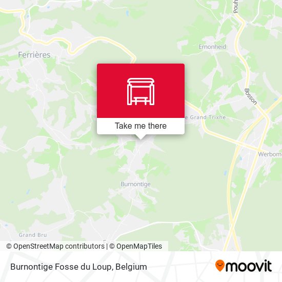Burnontige Fosse du Loup map