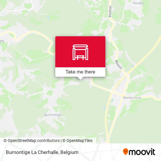Burnontige La Cherhalle map