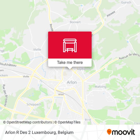 Arlon R Des 2 Luxembourg map