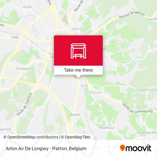 Arlon Av De Longwy - Patton map