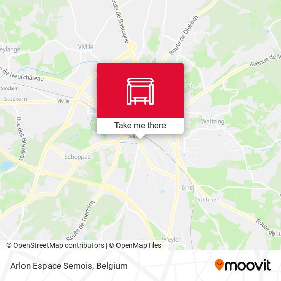 Arlon Espace Semois map