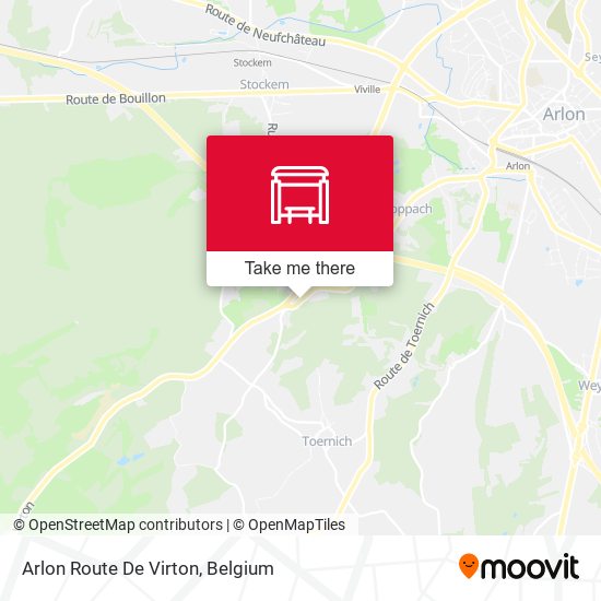 Arlon Route De Virton map