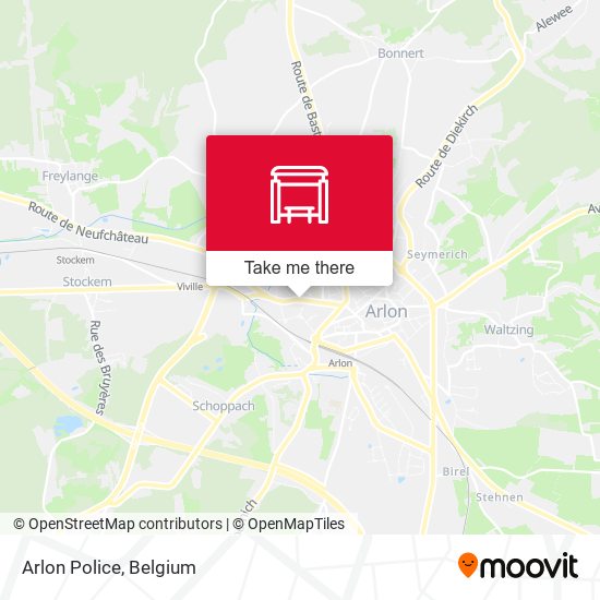 Arlon Police map