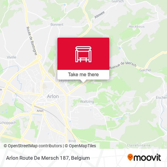 Arlon Route De Mersch 187 plan