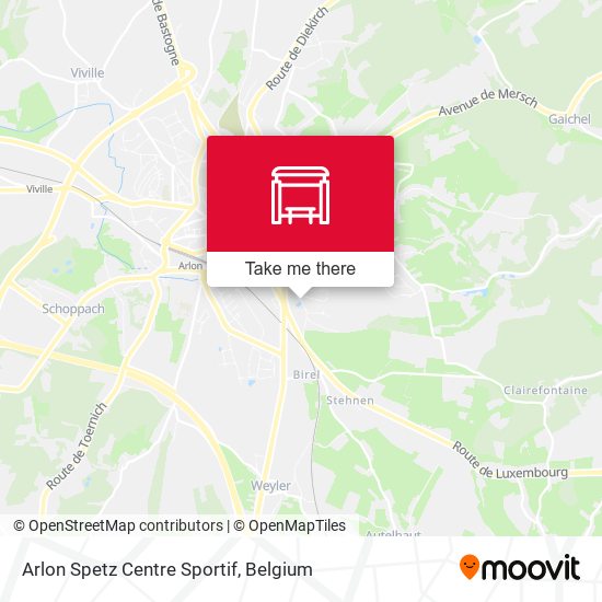 Arlon Spetz Centre Sportif plan