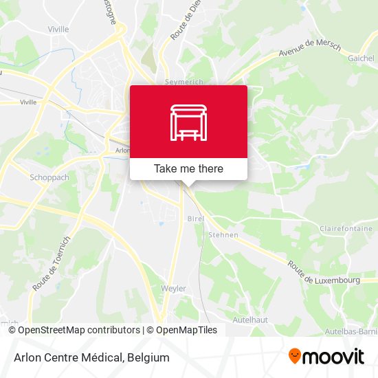 Arlon Centre Médical map