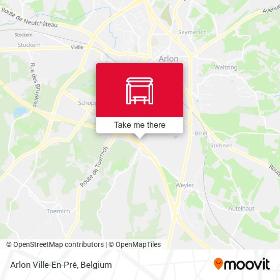 Arlon Ville-En-Pré map