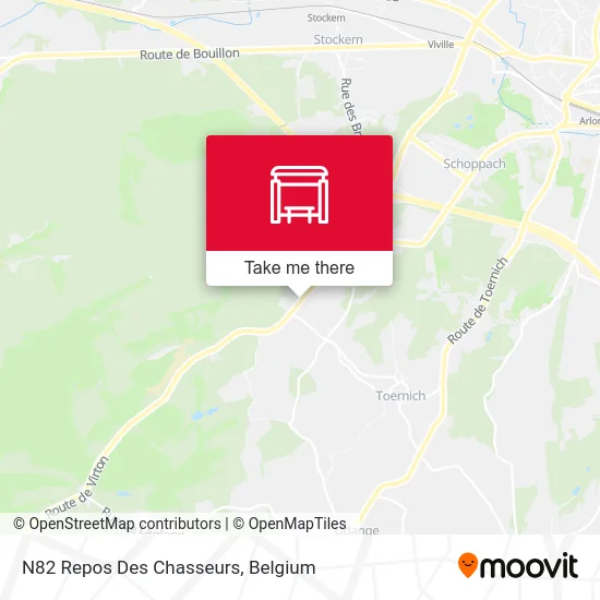 N82 Hunters Rest map