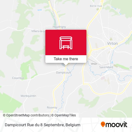 Dampicourt Rue du 8 Septembre map
