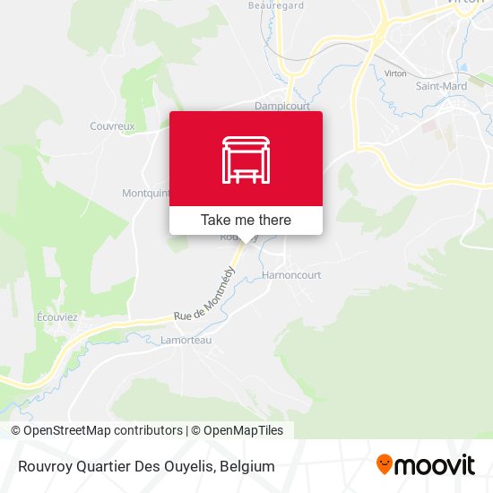 Rouvroy Quartier Des Ouyelis plan