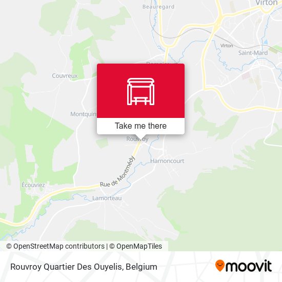 Rouvroy Quartier Des Ouyelis map