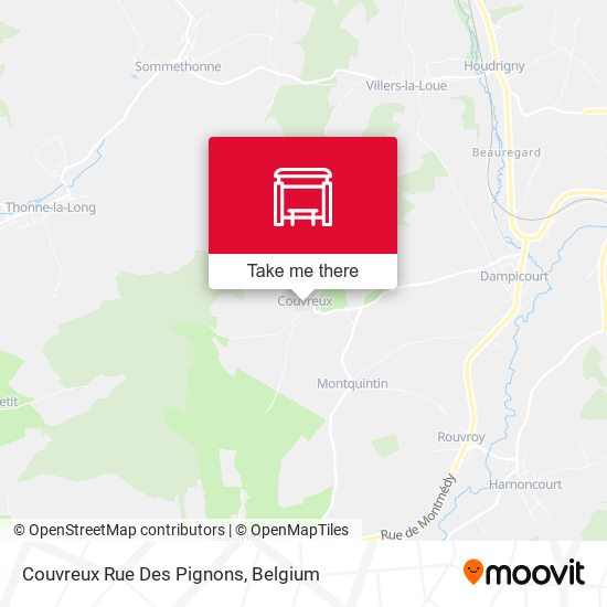 Couvreux Rue Des Pignons plan