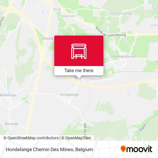 Hondelange Chemin Des Mines plan