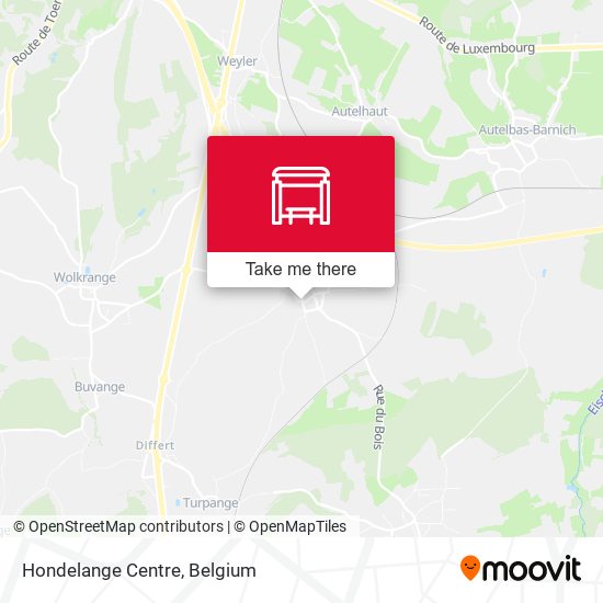 Hondelange Centre plan