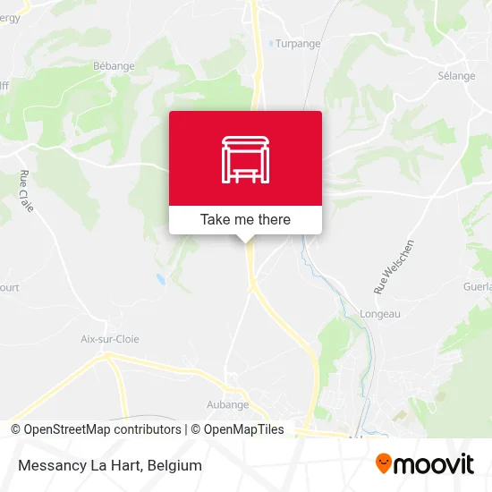 Messancy La Hart map