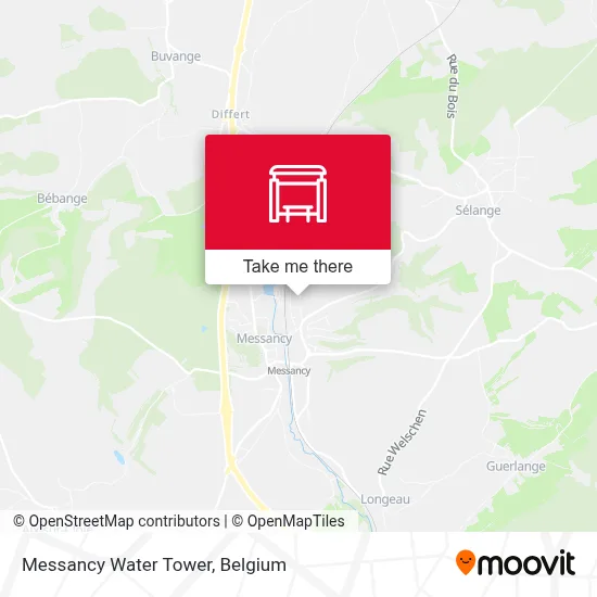 Messancy Water Tower map