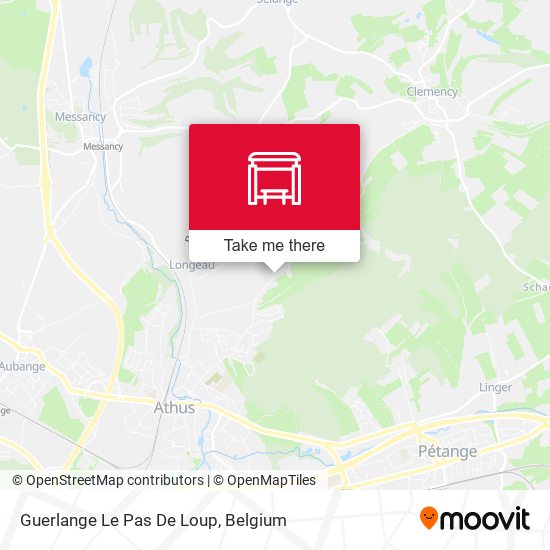 Guerlange Le Pas De Loup map