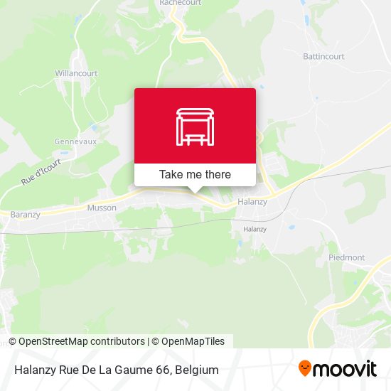 Halanzy Rue De La Gaume 66 plan