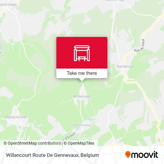 Willancourt Route De Gennevaux map