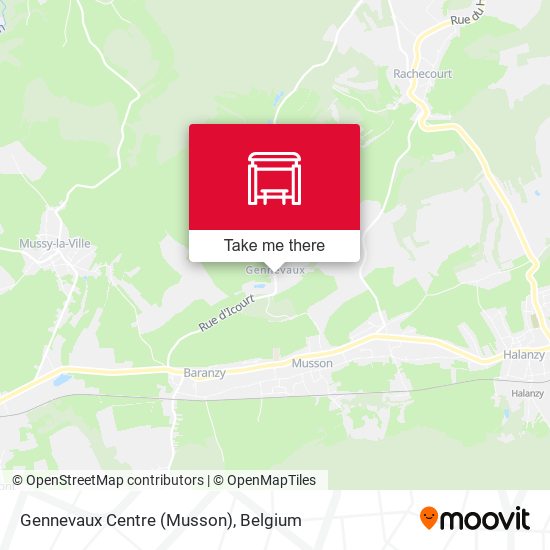 Gennevaux Centre (Musson) map