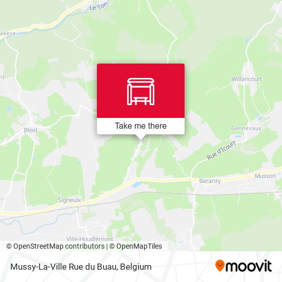Mussy-La-Ville Rue du Buau map