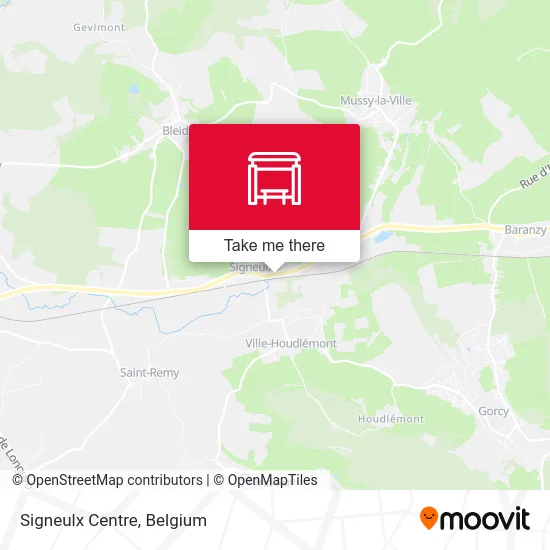 Signeulx Center map