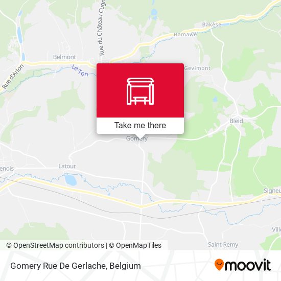 Gomery Rue De Gerlache plan