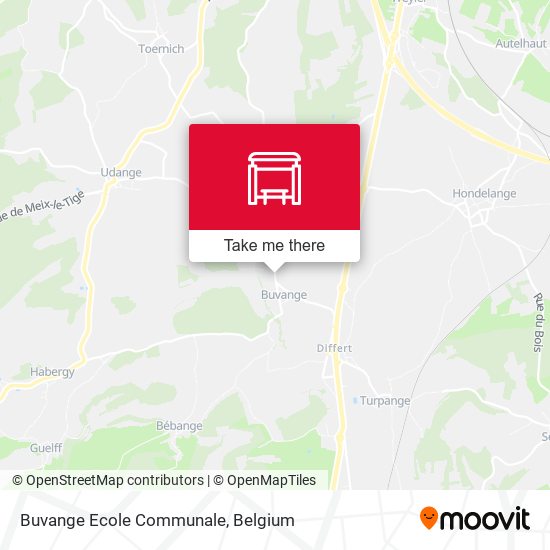 Buvange Ecole Communale map