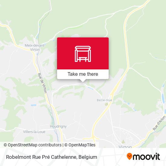 Robelmont Rue Pré Cathelenne map
