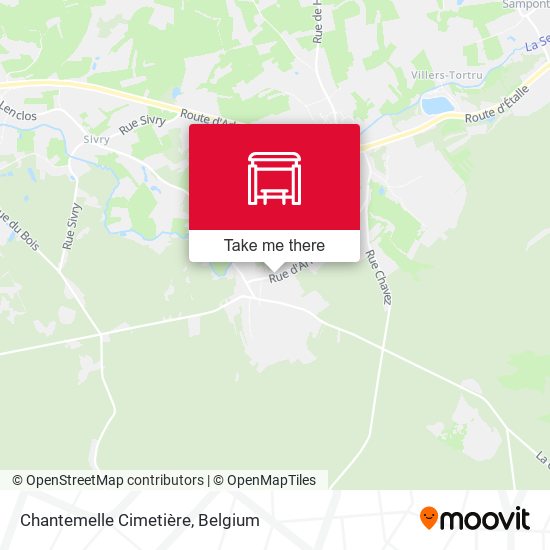 Chantemelle Cimetière plan
