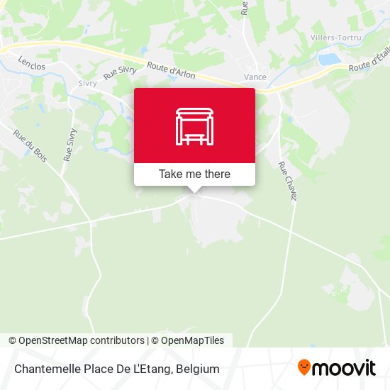 Chantemelle Place De L'Etang map