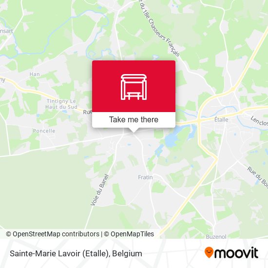 Sainte-Marie Lavoir (Etalle) map