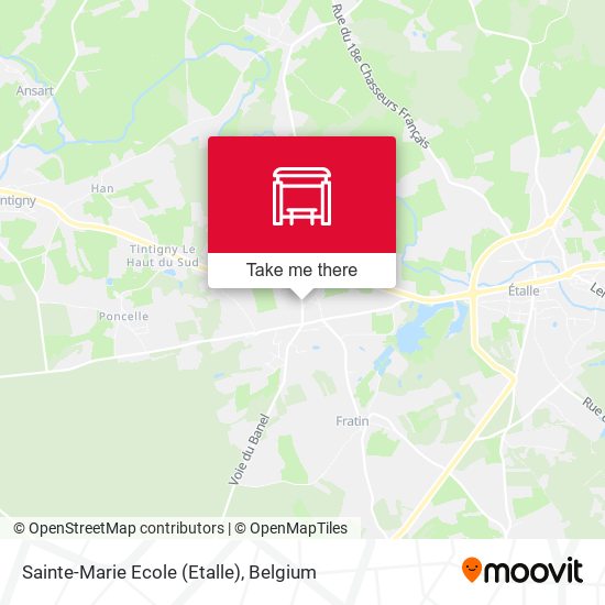Sainte-Marie Ecole (Etalle) map