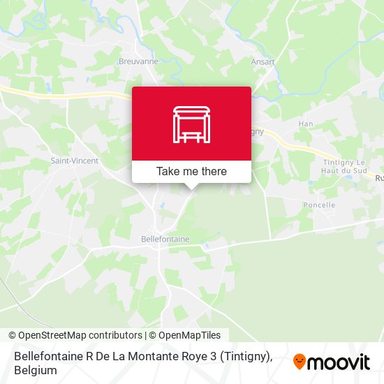 Bellefontaine R De La Montante Roye 3 (Tintigny) map