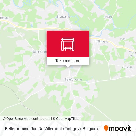 Bellefontaine Rue De Villemont (Tintigny) plan