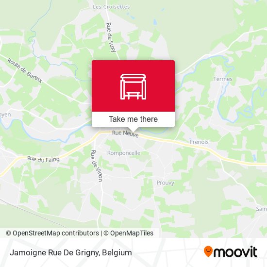 Jamoigne Rue De Grigny map