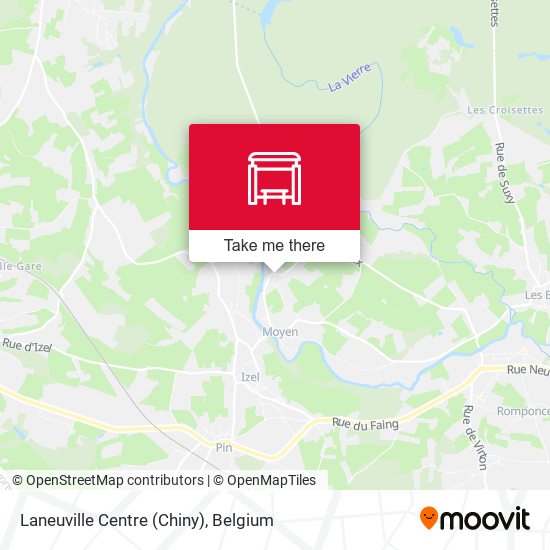 Laneuville Centre (Chiny) map
