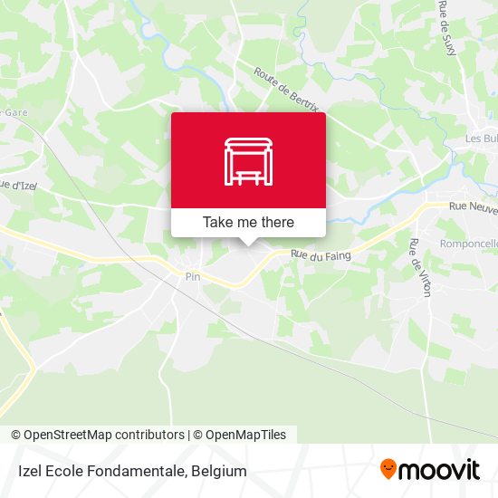 Izel Ecole Fondamentale map