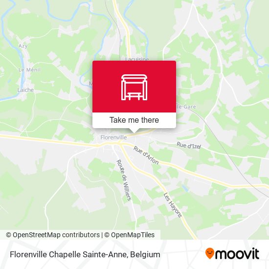 Florenville Chapelle Sainte-Anne map