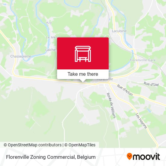 Florenville Zoning Commercial map