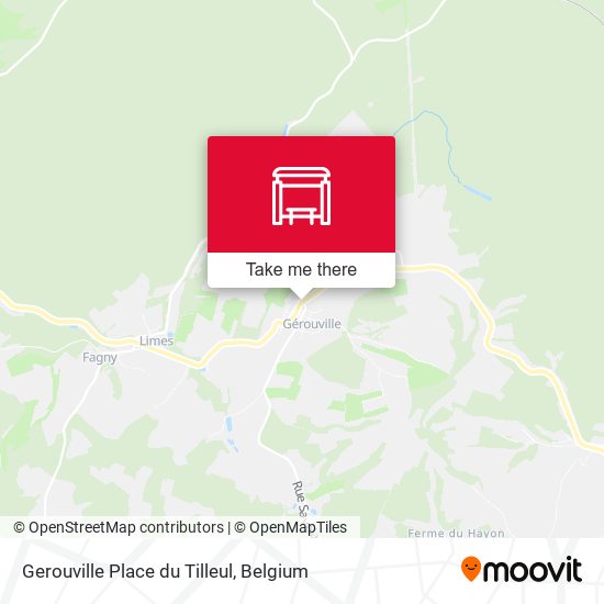 Gerouville Place du Tilleul plan