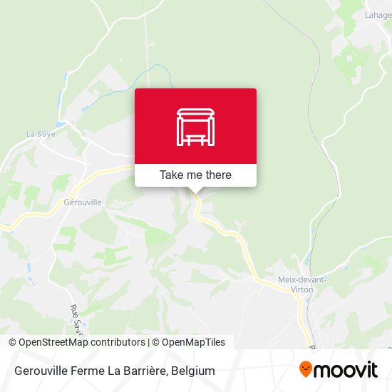 Gerouville Ferme La Barrière map