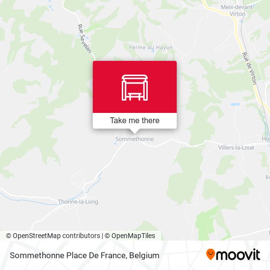 Sommethonne Place De France map