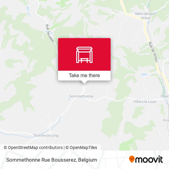 Sommethonne Rue Bousserez plan