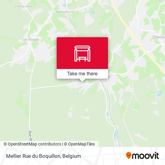 Mellier Rue du Boquillon plan