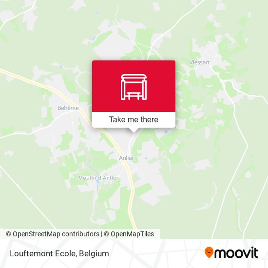 Louftemont Ecole map