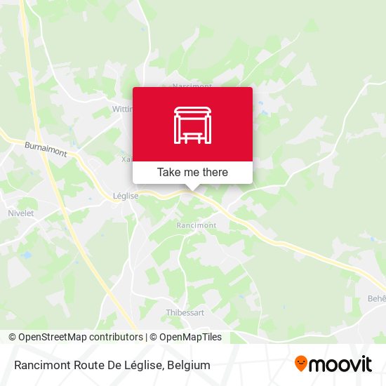 Rancimont Route De Léglise map